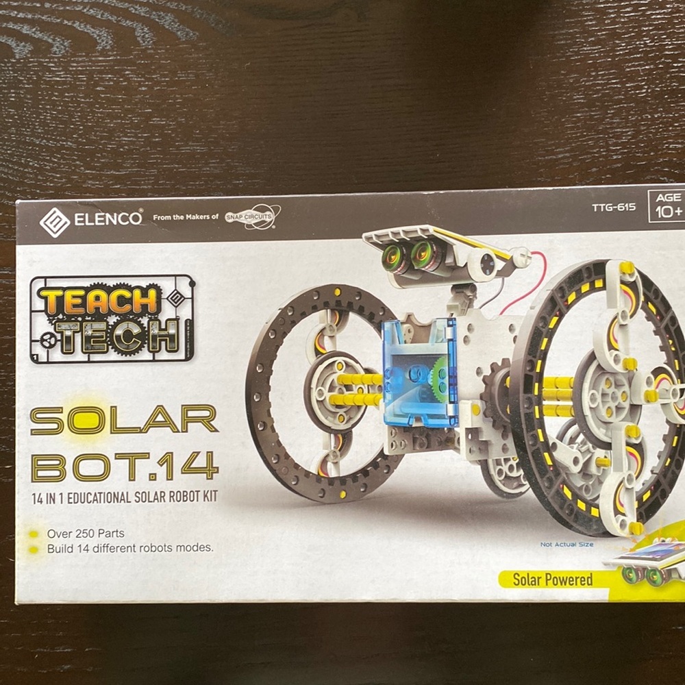 Elenco - Teach Tech Solar‎ Bot.14 Solar Powered Robot Kit - STEM Learning
